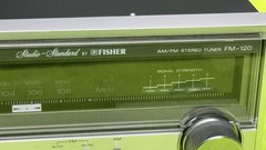 Vintage Fisher FM-120 AM/FM Stereo Tuner Works Great See Pics 🔥🔥
