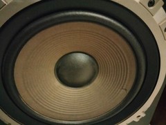 Vintage Pair Technics SB-S407 3 Way 150 Watts Hi-Fi Speakers Tan Cabinet W/Grill