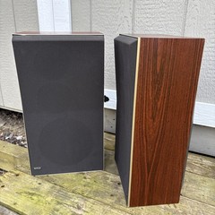 Bang & Olufsen Beovox S35-2 Speaker From 1976, Set Of 2 (cherry)