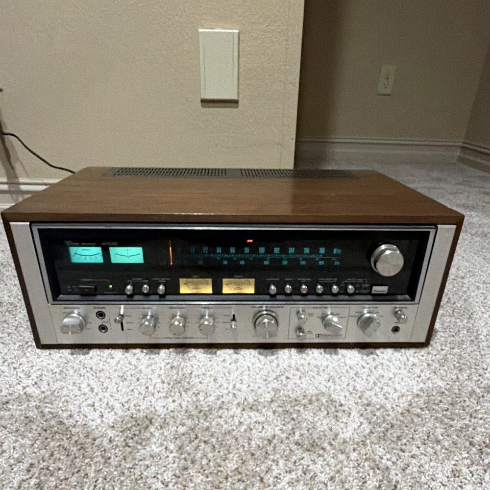 Sansui 9090DB Vintage AM/FM Stereo Receiver with Wood Case Cabinet