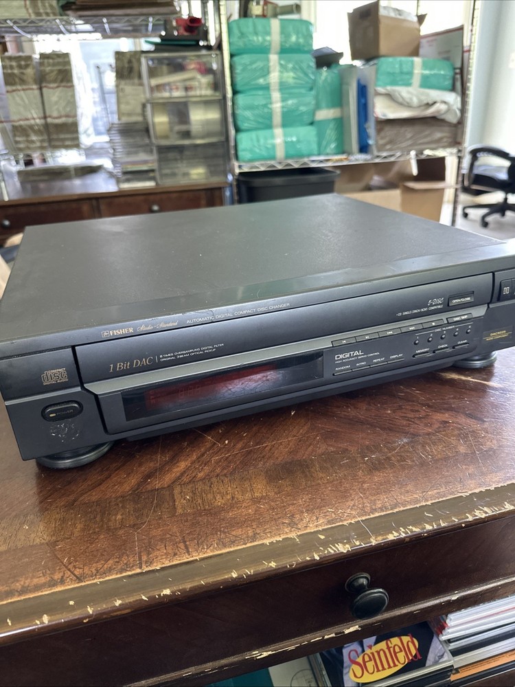 Fisher Studio Standard DAC-9225 5-Disc CD Changer Vintage For Parts or Repair