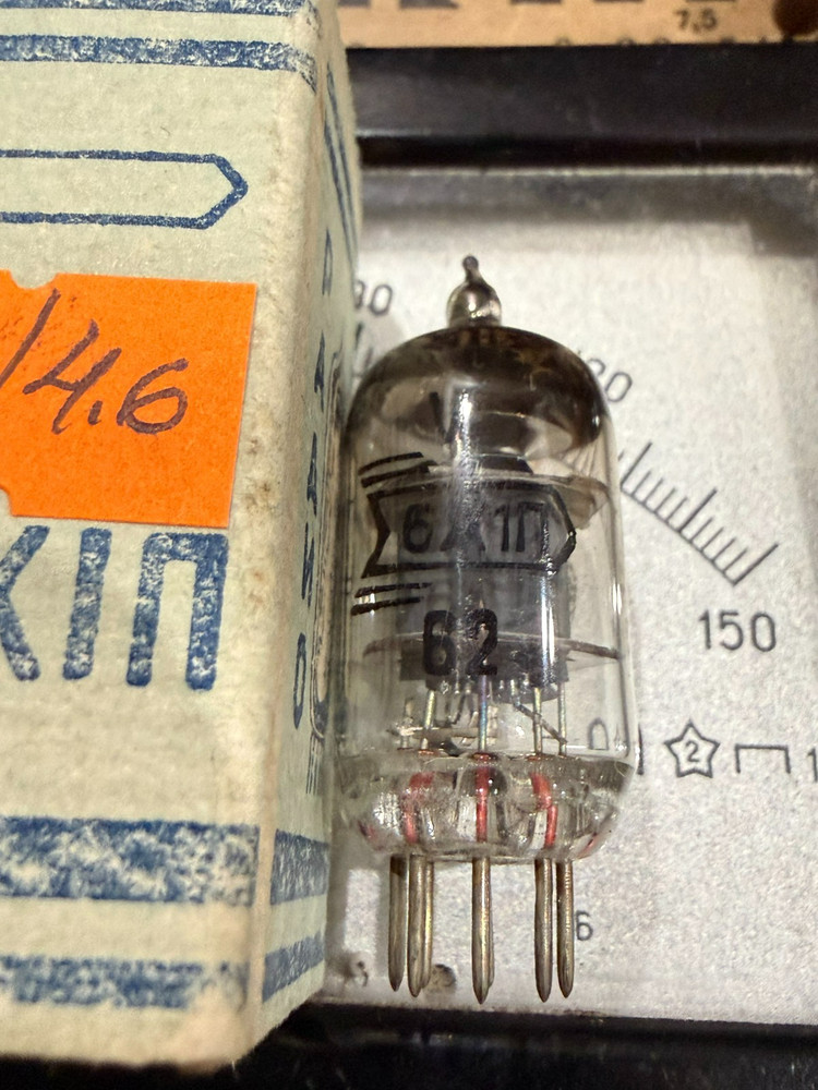1x 6J1P ( 6AK5 EF95 6F32 6J1 ) NEW NOS BOXED from 1962 Little Dot Amp