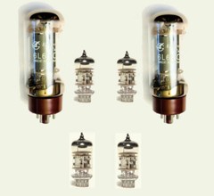 6L6 & 12AX7 / ECC83 Valve kit for Marshall JTM45 Bluesbreaker guitar amplifiers