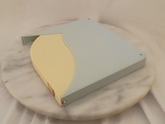 Vintage Schneider Plastic 7″ Reel to Reel Tape Storage Case With UNKNOWN REEL !!