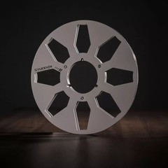 2X Pro 10.5″ Silver 8 Hole Style 1/4″ Empty Tape Reels For R2R Tape Recorders