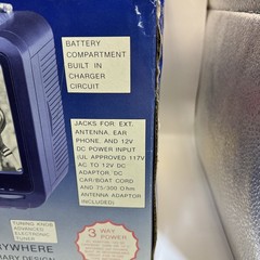 Vintage Rhapsody Model TV– 647 Rechargeable Portable 7 Inch