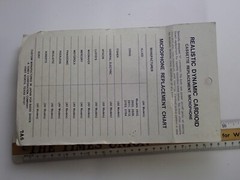 Vintage Realistic Universal Cassette Replacement Mike NOS GA17