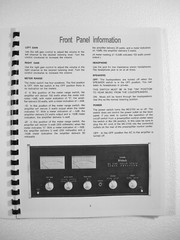 ONE BRAND NEW COPY OF MCINTOSH MC2105 STEREO POWER AMPLIFIER OWNER’S MANUAL