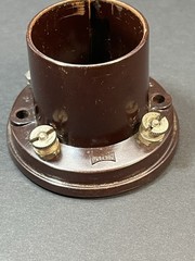 NA-ALD 4 Pin Bakelite Twist Lock Tube Socket Vintage HAM Radio