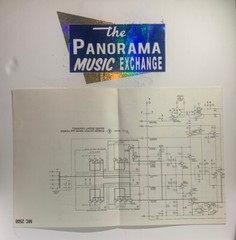 Vintage McIntosh MC 2500 Power Amplifier Schematic Information Folder