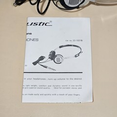 Vintage Realistic Nova-45 Stereo Headphones with Box And Papers