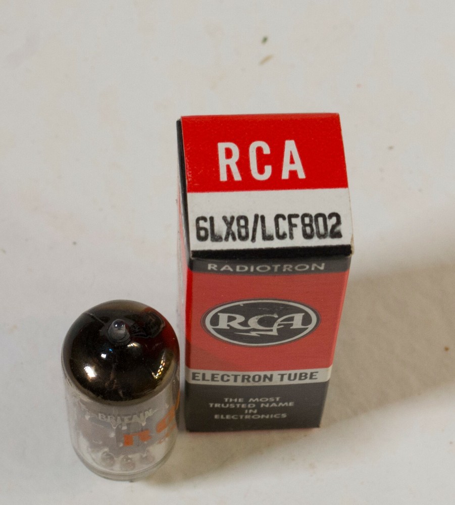 NOS RCA (Britain) 6LX8 / LCF802 Vacuum Tube – New Old Stock – Original Box