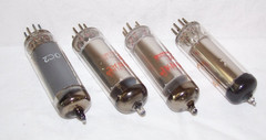 Lot (4) NOS tubes w/boxes,Mullard 0C2,National 0A2,Amperex 0B2,radio,OA2,OC2,OB2