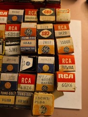 Lot of 40 GE Rca Philco Sylvania Raythoeon WESTINGHOUSE Vacuum TUBES