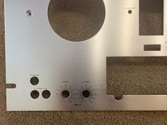 * OEM PART * PIONEER RT-701 REEL TO REEL TAPE RECORDER FACEPLATE PART
