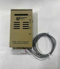 University sound Raymer Model 1824 FM Tuner with music-on-hold driver