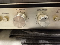 Vintage Nikko 5055 Stereo Receiver Silver Face Works Missing Buttons Part Repair