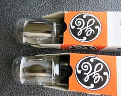 GE 6L6GC Vintage Matched Pair Power tubes w/ Original boxes – from KCANos Tubes