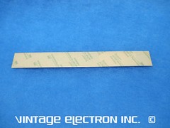 NOS HAFLER “Hafler Amplifier” Front Panel Self-Adhesive Logo Strip: ($13.95/ea)