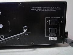 Working Optimus STA-7500 31-2107 2 Channel Stereo Receiver w/ Phono Input No Rmt