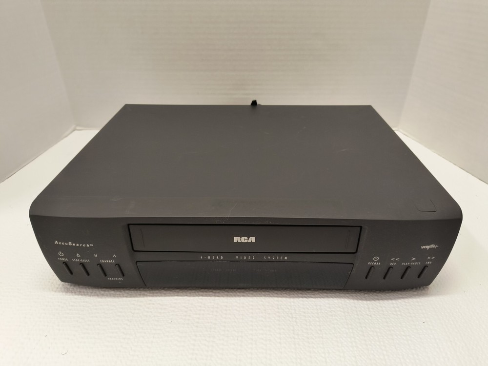 RCA VR525 4 head VHS VCR player/recorder Tested Works no remote