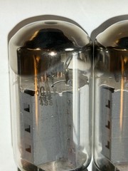 Super Rare Pair LINDAL JAPAN FAT BOTTLE EL34 6CA7 Tubes Matched @ 38 & 38 M/A