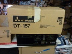 MITSUBISHI DT-157 AUTO CHANGER 7+1 DOUBLE CASSETTE DECK PARTS ONLY UNTESTED