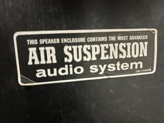 Vintage MCS Air Suspension Speakers – Pair