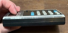 Vintage Royal 90K UA120 Calculator Green LCD, power cord, manual, case Tested