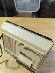 Audiotronics 148A Audio Cassette Recorder / Player 120VAC or DC Battery, Tested