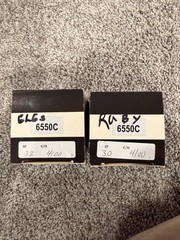 Matched Set Ruby SED Winged-C 6550C Power Vacuum Tube