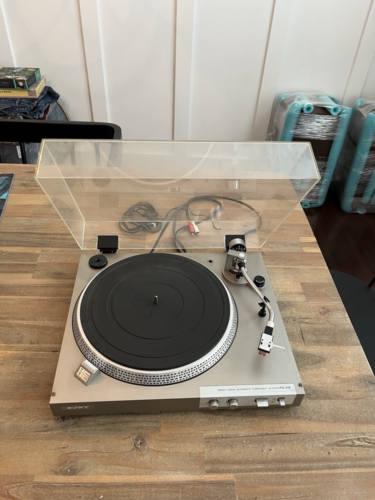 Vintage Sony PS-212 Direct Drive Automatic Turntable w/ Sony Cartridge FREE SHIP