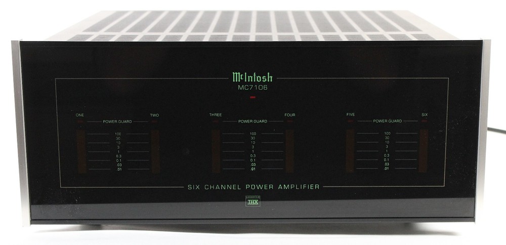 McIntosh MC7106 • 6 Channel Solid State Amp w/LED VU Meters • THX • P/U Only