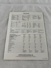 SAE P101, T101, E101, A1001, A501, A301, A201 Original Brochure.