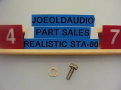 Realistic STA-80 Receiver Ground Lug & Washer. Tested Parting Out Entire STA-80