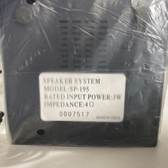 New 2pcs￼SP-195 Speaker System Brand New music, computer, etc.