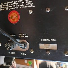 SAE 8000 FM Tuner – Rack Mount – POWER GOOD, SOME COSMETIC ALTERATION (see pics)