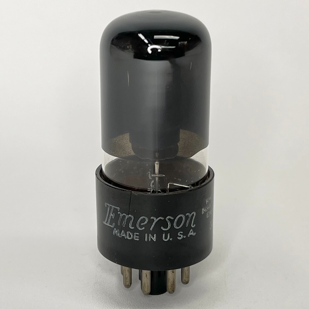 (1) Tested Emerson 6V6GT Tube Black Glass Emerson 6V6 GT Tube Power Tube