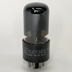 (1) Tested Emerson 6V6GT Tube Black Glass Emerson 6V6 GT Tube Power Tube