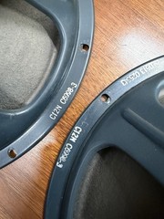 Matched Pair 1964 Jensen C12N Teal Speakers For Fender Tube Amplifier Original