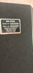 Vintage Hilton AC-300 PA Turntable K-120 Speakers EV DO56 Mic Stands Boxes Set