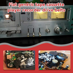 Recorder Rubber Belts Cassette Recorder Repair Rubber Belts 40-135 MM (50PCS)