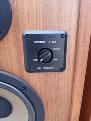 Vintage Realistic Optimus T-100 Speakers Tested And Working Read Description