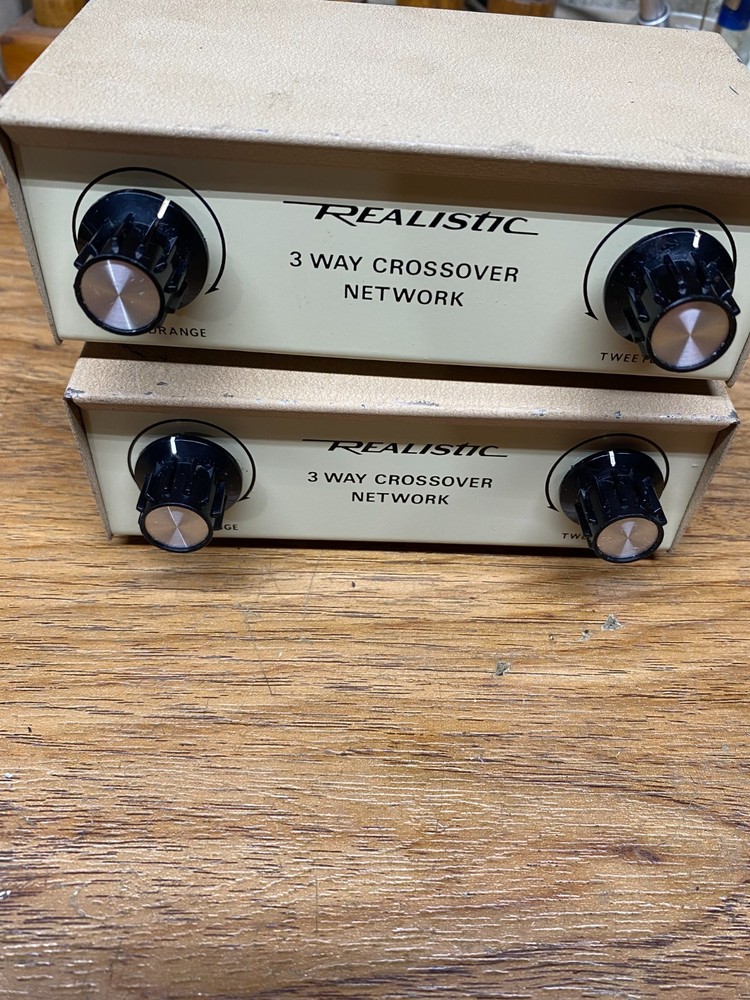 Vintage Realistic 3-Way Speaker Crossover Network – PAIR