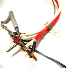 PIONEER PL-A45D TURNTABLE – POWER CORD/PHONO RCA CABLES W/GROUND – PARTING OUT