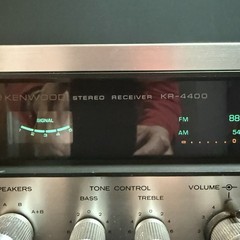 Vintage Kenwood KR-4400 Stereo Receiver – Fully Functional – Good – Wood Case
