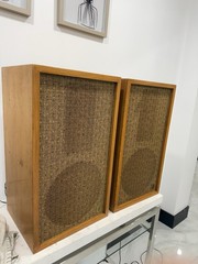 Vintage AR-2 Speakers Pair w/ Boxes + Harman Kardon TP-200 Tube Preamp