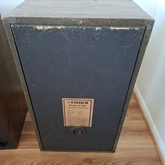 Vintage Fisher ST-920 3-Way Floor Speakers Pair 12” Woofer w/Grilles Tested