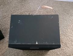 Vintage Panasonic SB-D160 Bookshelf Speaker System Set Works Wires Cut See Photo