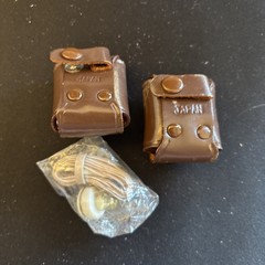 NOS Vintage Single Ear Bud 1950’s Made In Japan With Case Lot Of Two